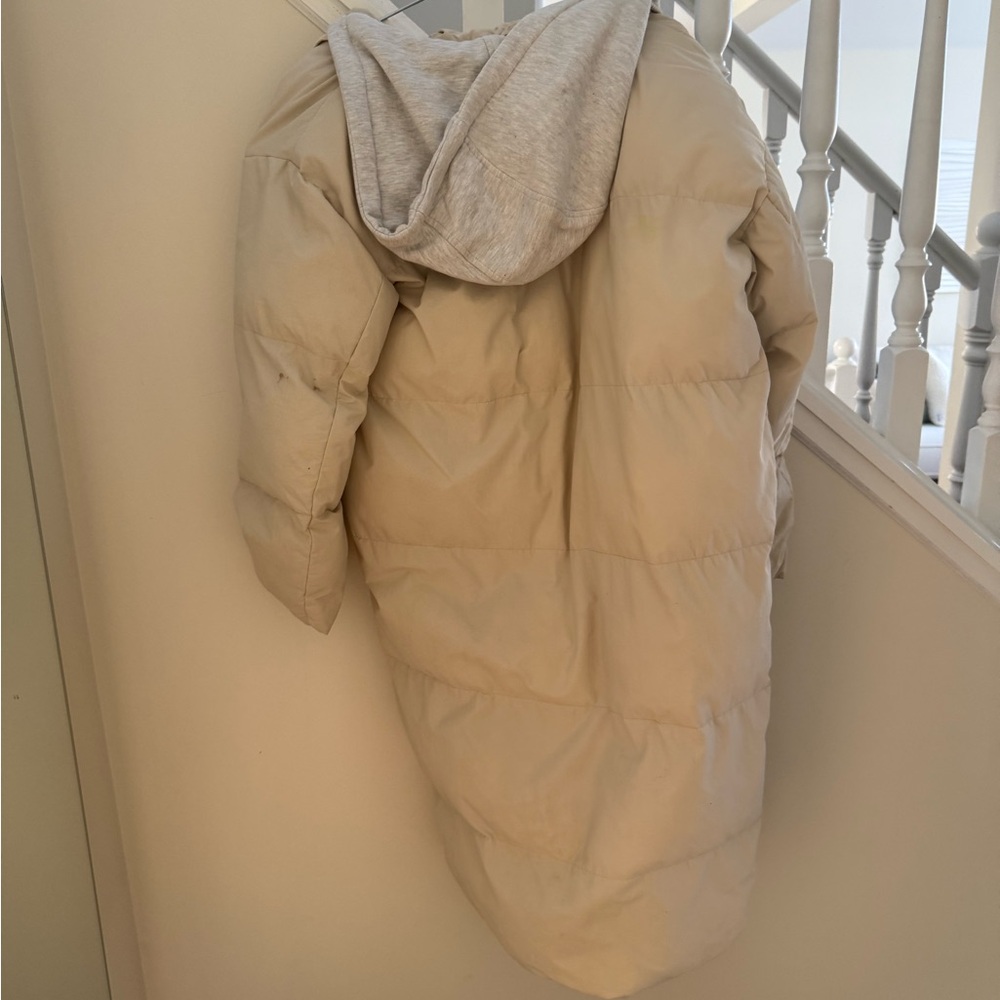 ASOS Cream Puffer Jacket - Picture 6 of 6